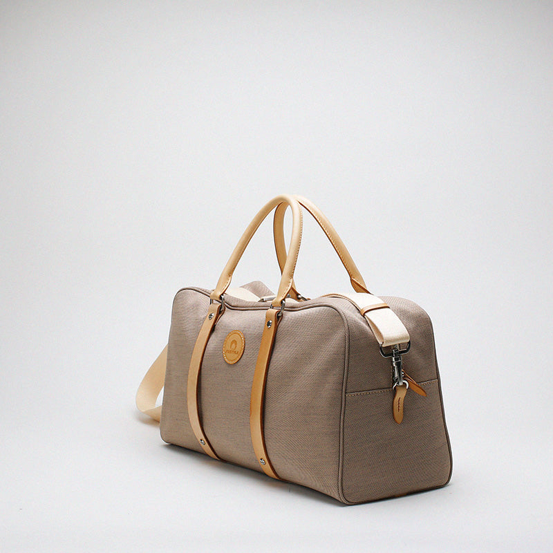 The Viaggio Heavy-Weight Canvas Duffel (Sand/ Cognac) – UNORTHODOX