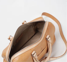 Load image into Gallery viewer, Vegetable Tanned Leather Weekend Bag - FoStyleUSA